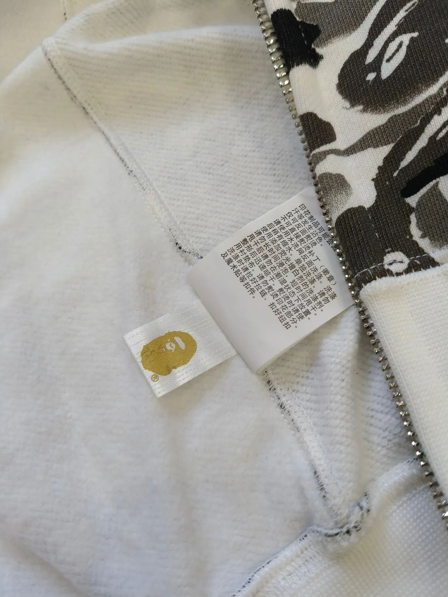 XX 089 Bape's 10th Anniversary Xintiandi Reopening Limited Ink Camouflage Shark, Detailed Processing, Customized Fabric, Couple Style: S—XXL [Ink Gray]